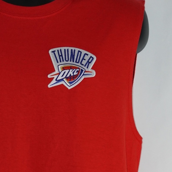 Oklahoma City Thunder Patch Basketball T Shirt - Picture 8 of 8